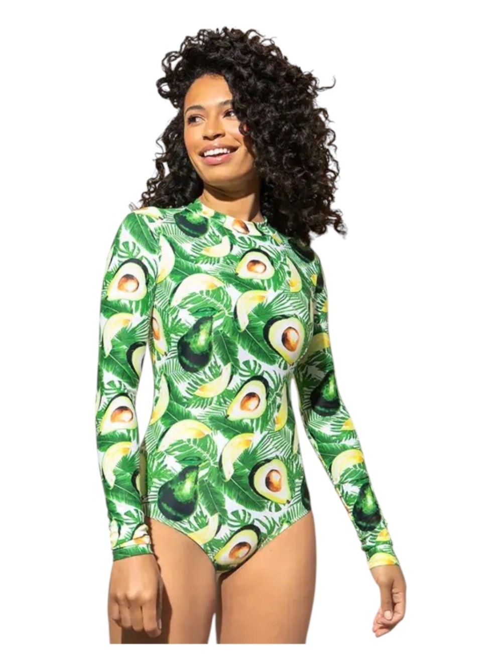 Mott50 NWT Avocado RashGuard Swimsuit S UPF 50